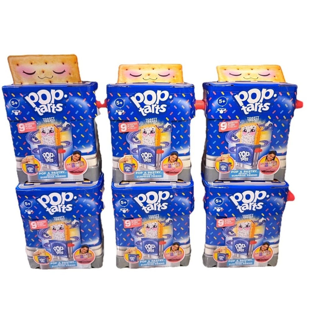 6 NEW POP TARTS Cookeez Makery Toasty Treatz Surprise Plush